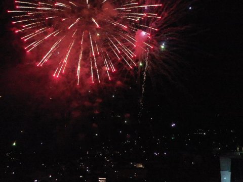 Xankəndidə atəşfəşanlıq&nbsp;- FOTO