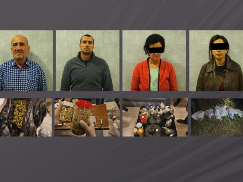 Narkotiklərin satışı ilə məşğul olan bir ailənin üzvləri saxlanıldı