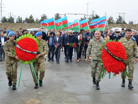 Antiterror şəhidi Tural Cahangirovun xatirəsi ehtiramla anılıb -&nbsp;FOTOLAR