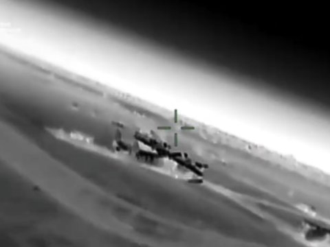 Ukrayna Krımda Rusiya təyyarəsini belə vurdu - ANBAAN GÖRÜNTÜLƏR