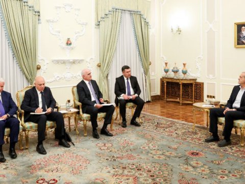 Şahin Mustafayev Pezeşkianla görüşdü - FOTO