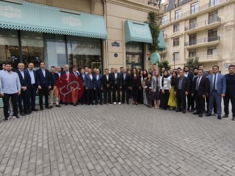 Türkiyə və Azərbaycanın iş adamları Kıbrıs restoranında toplaşdı - FOTOLAR