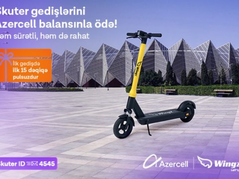 "Azercell" ilə şəhərdaxili mikromobillikdə&nbsp;yeni mərhələ&nbsp;