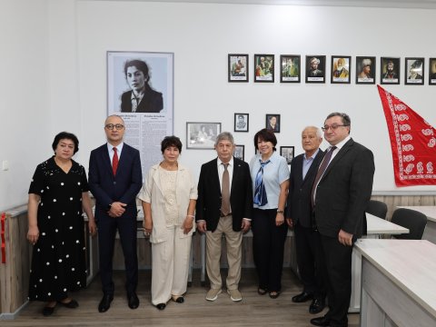 Səmərqənd İnstitutunda azərbaycanlı alimin adını daşıyan auditoriya - FOTOLAR