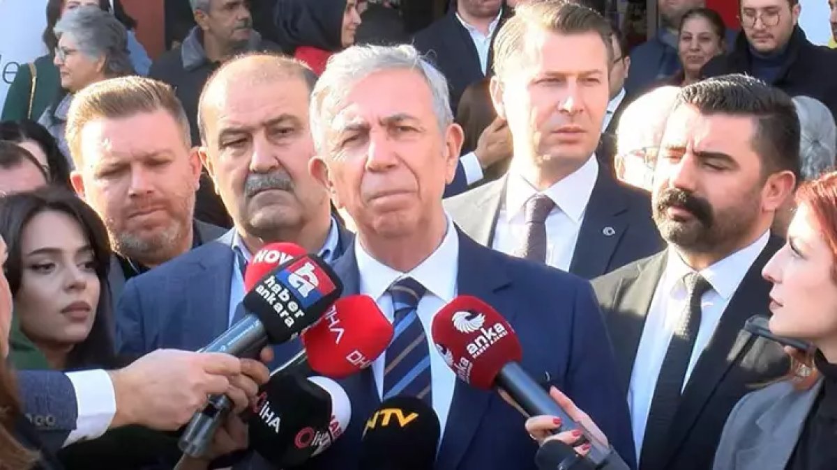 Mansur Yavaş Ankara belediyesindeki operasyondan konuştu
