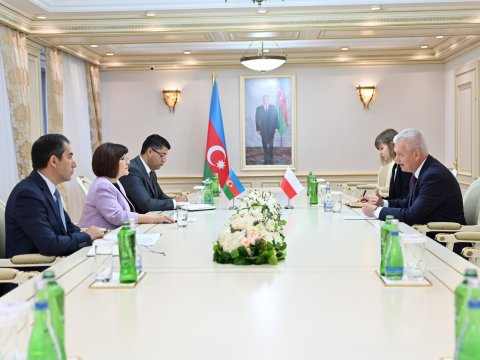 Sahibə Qafarova Polşanın Azərbaycandakı səfiri ilə görüşdü