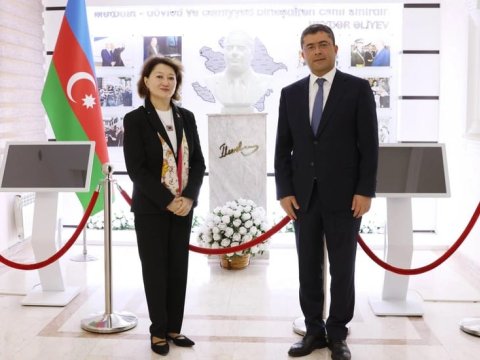 MEDİA-da Beynəlxalq Türk Mədəniyyəti və İrsi Fondunun prezidenti ilə görüş