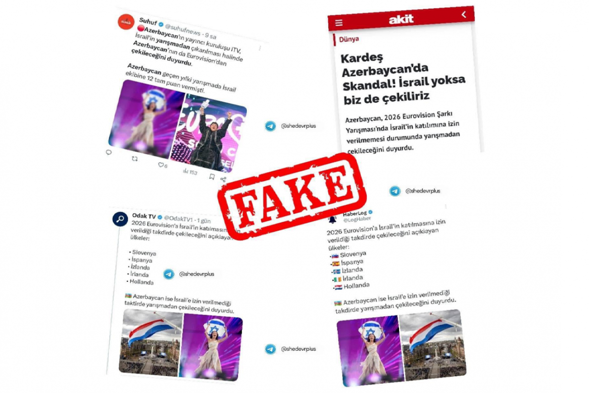 Azərbaycana qarşı dezinformasiya başlayıb 