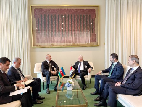 İlham Əliyev İraq Prezidenti ilə görüşdü - FOTO