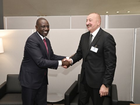 Azərbaycan və Keniya liderləri bir arada