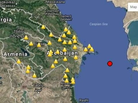 Azərbaycanda zəlzələ oldu