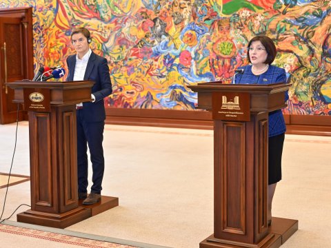 Sahibə Qafarova həmkarı ilə nələri müzakirə edib?