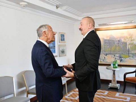 Prezident Nyu-Yorkda daha bir görüş keçirdi&nbsp;