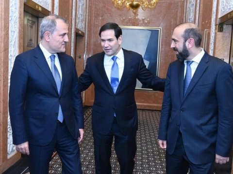 Bayramovla Mirzoyan birgə şam yeməyində - FOTOLAR