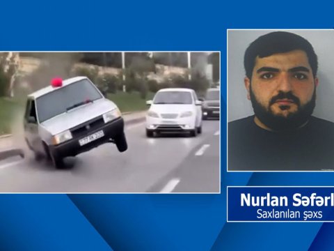 Toy karvanında avtoxuliqanlıq edən sürücü həbs edildi