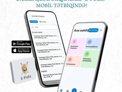 E-Polis mobil tətbiqində yenilik