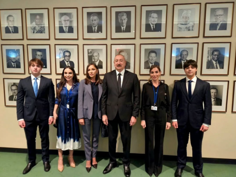 Prezident ailəsinin Nyu-Yorkdan FOTOSU