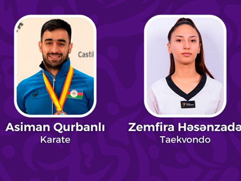 III MDB Oyunlarında Azərbaycanın bayraqdarları - FOTO