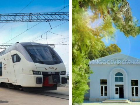 Müasir qatarlar bölgələrdə - Gəncə, Mingəçevir və Ağstafanı birləşdirən reys açılır