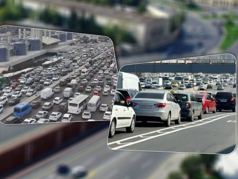 Sumqayıt-Xırdalan taksiləri Bakıya buraxılmır?