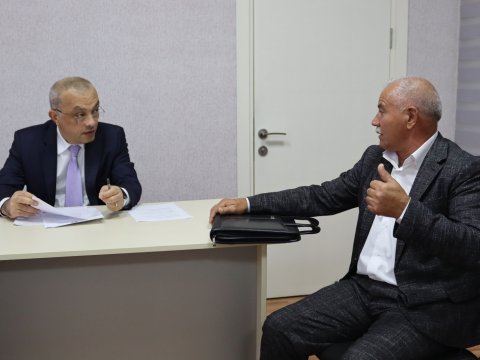 Zaur Mikayılov Xaçmazda vətəndaşları qəbul etdi