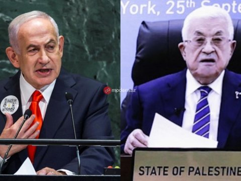 Fələstin və İsrail liderləri yaxalarına nə taxıblar? 