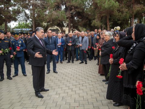 Salyanda Vətən övladlarının xatirəsi dərin ehtiramla anıldı - FOTOLAR