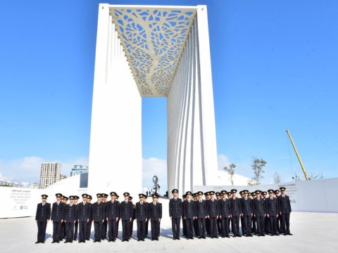 DİN-in hərbi qulluqçuları və polislər Zəfər parkında&nbsp;