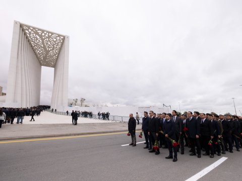 Vətən müharibəsi şəhidlərinin xatirəsi yad edilib