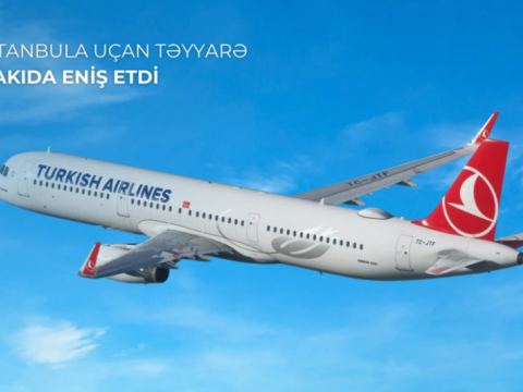 İstanbula uçan təyyarə məcburi Bakıya endi