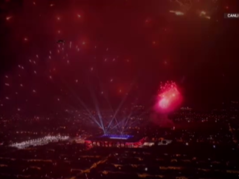 Gəncədə möhtəşəm atəşfəşanlıq - VİDEO