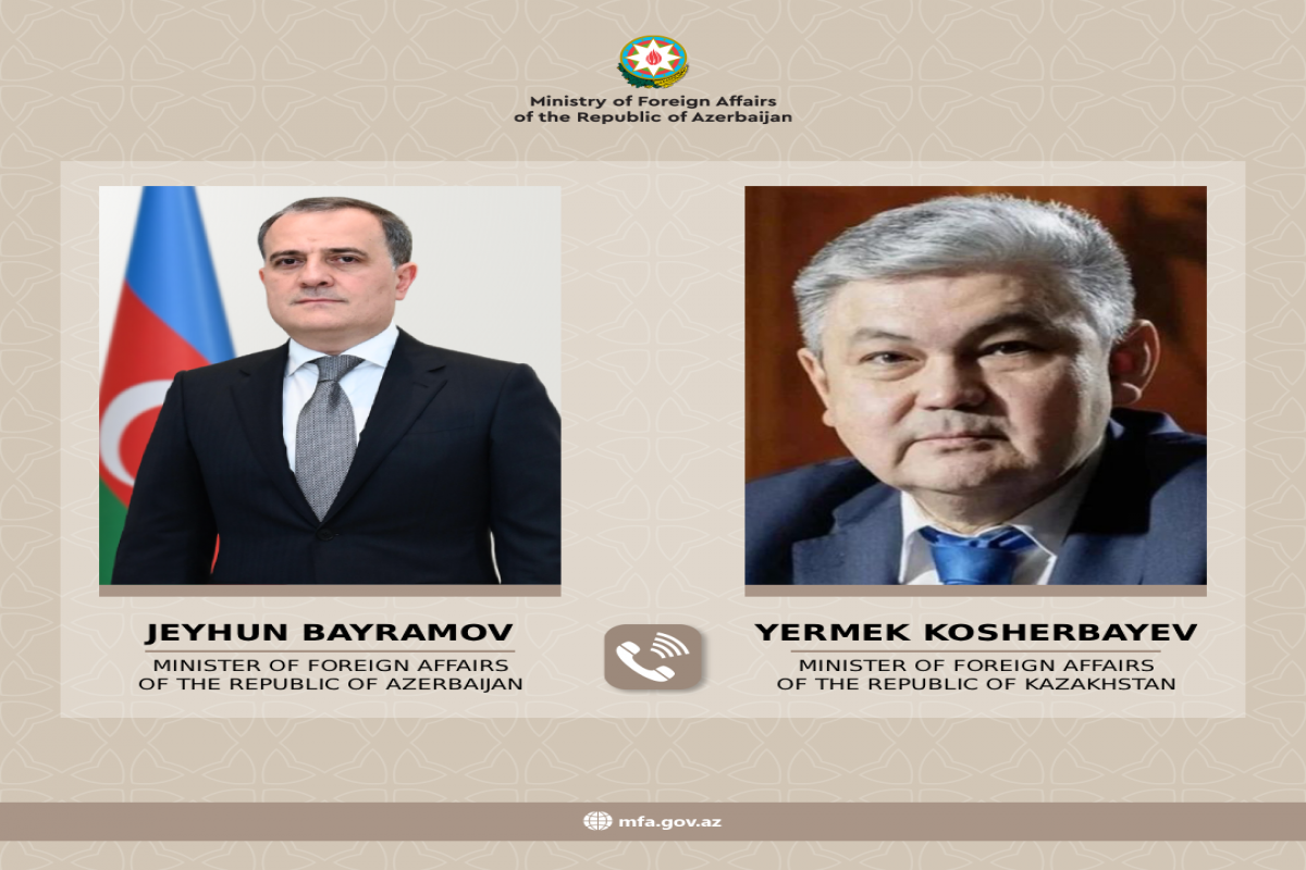 Ceyhun Bayramovla Qazaxıstanın yeni XİN rəhbəri ilə danışdı