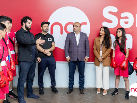 &ldquo;Nar&rdquo; gənclərə töhfə verərək boks təlimlərinə dəstək olur