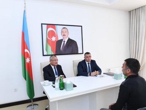 Qubada keçmiş məcburi köçkünlərin müraciətləri dinlənildi