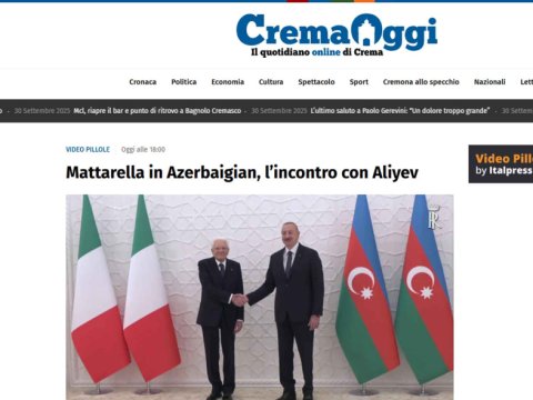 İtaliya mediası Mattarellanın səfərindən yazdı