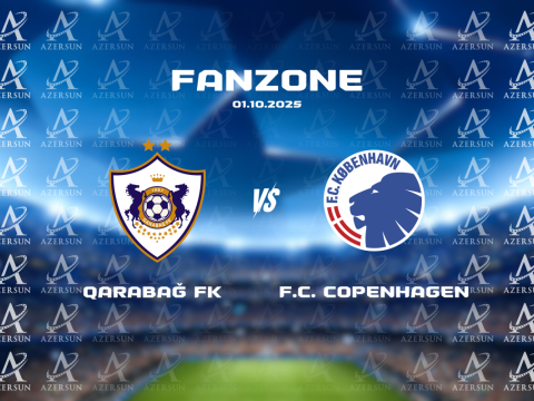 "Qarabağ-Kopenhagen" oyunundan əvvəl fan zona təşkil olunacaq
