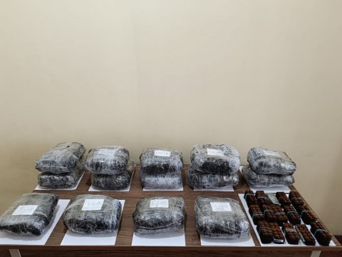 İrandan Azərbaycana 15 kiloqram narkotikin keçirilməsinin qarşısı alındı