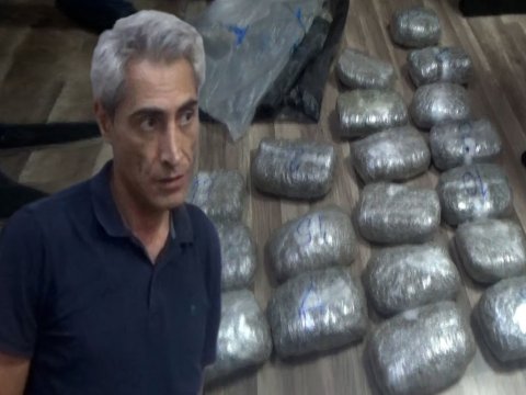 İranlı narkotacirlərlə əlbir olan şəxsdən 20 kq narkotik aşkarlandı - VİDEO