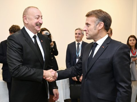 Makron İlham Əliyevi təbrik etdi&nbsp;
