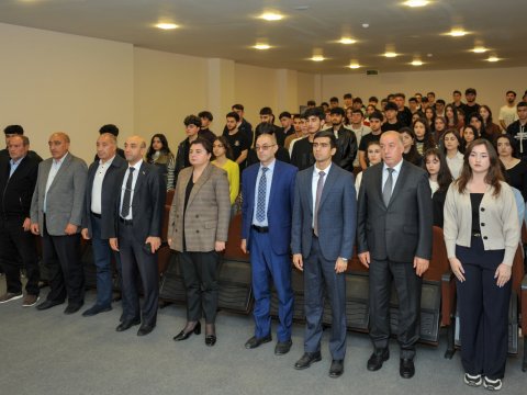 BMU tələbələri Başlıbel qətliamı haqda məlumatlandırılıb