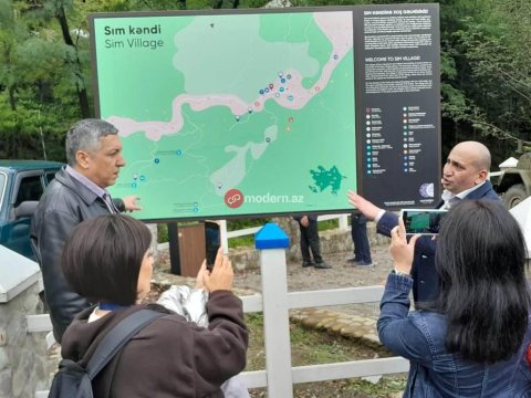 Cənub bölgəsinin yeni turizm məkanı - Sım kəndi