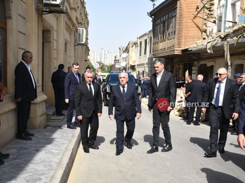 Rəsmi şəxslər Oqtay Şirəliyevin vida mərasimində - FOTOLAR