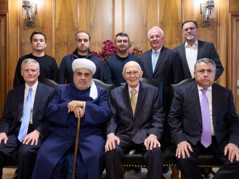 Allahşükür Paşazadə və qardaşı Amerikadadır - FOTO