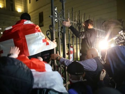 Gürcistan\'da 4 Ekim protesto gösterisi - Organizatörler gözaltına alındı