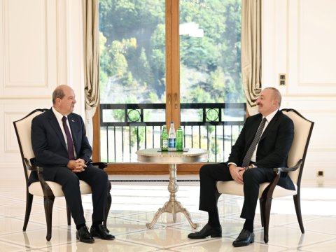 İlham Əliyev Ersin Tatarla bir arada