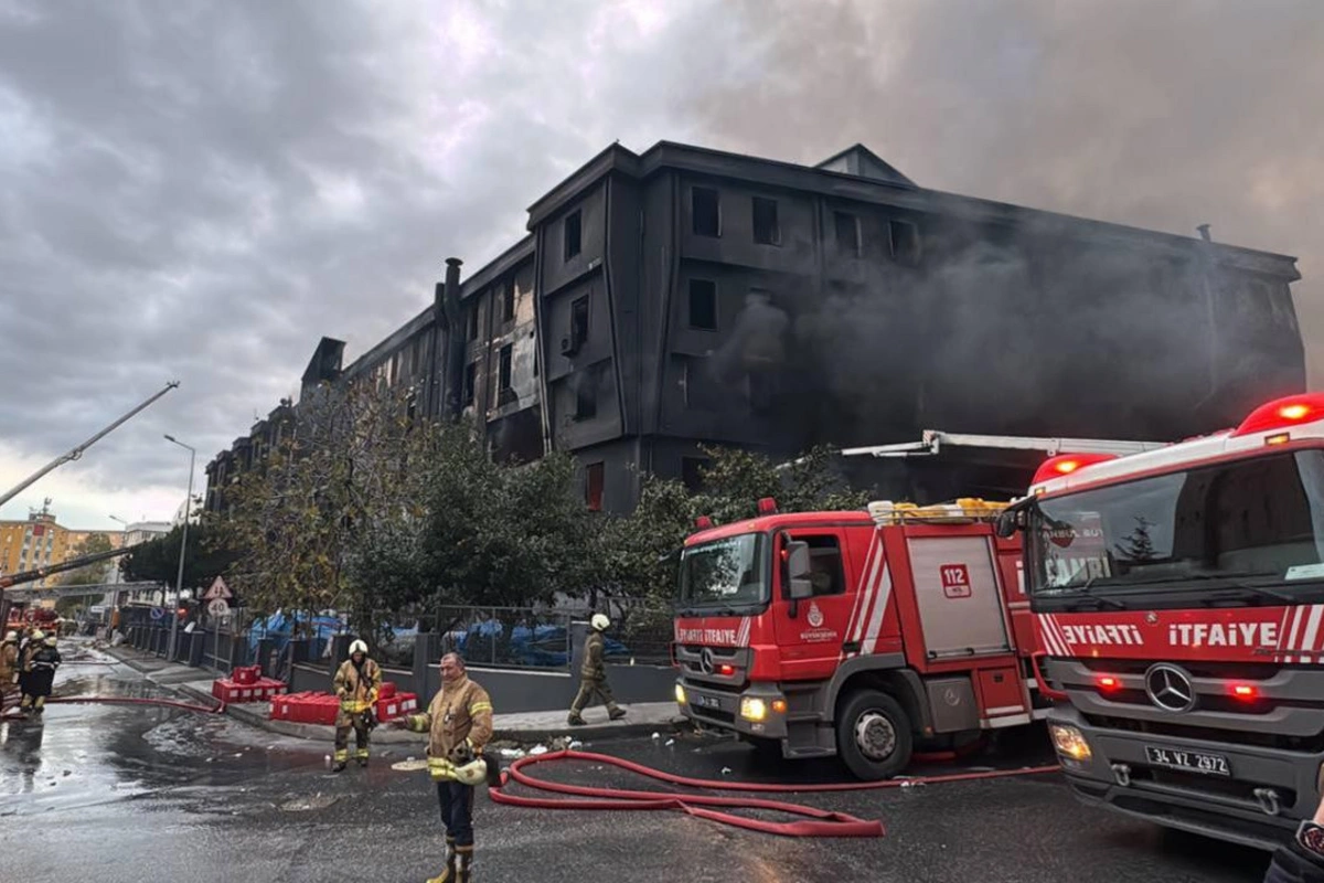 İstanbulda güclü yanğın