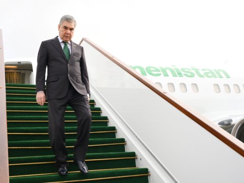 Berdiməhəmmədov Qəbələyə gəldi