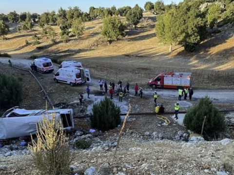 Türkiyədə ağır qəza - 5 ölü, 14 yaralı