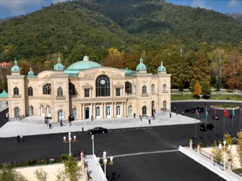 Qəbələdə liderlərin toplantısı bu mərkəzdə keçirilir - FOTOLAR