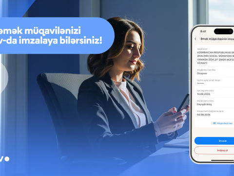 Vətəndaşlar əmək müqavilələrini artıq "mygov" platformasında imzalaya biləcəklər